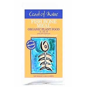 fish food as plant fertilizer Coast of Maine 5-13-0 3 lbs Fish Bone Meal Organic Plant Food
