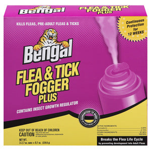 Bengal Flea & Tick Fogger Insecticide - 3.3 Oz. - Seed World
