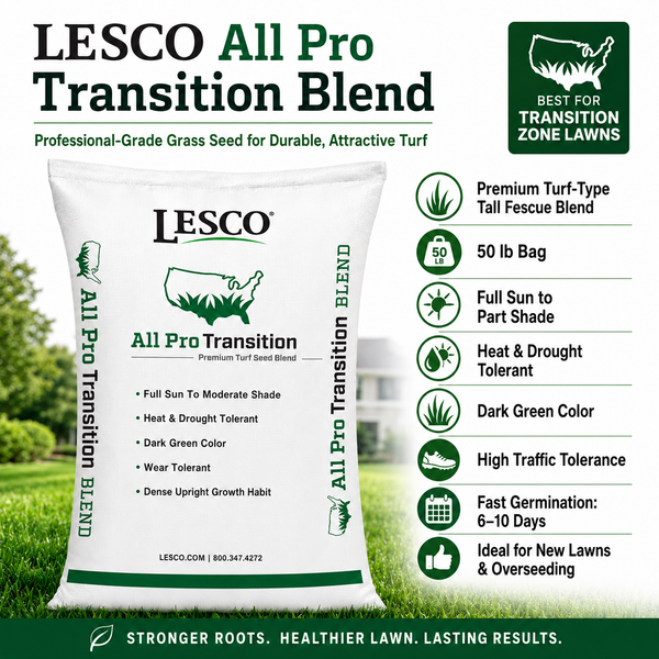 Lesco All Pro Transition Blend Grass Seed - 50 Lbs.– Seed World