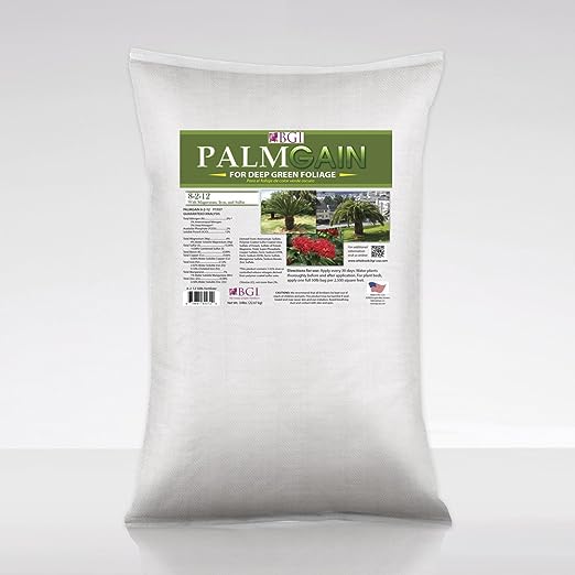 palm plant fertilizer indoor BGI Palmgain 8-2-12 Palm Tree Fertilizer– Seed World