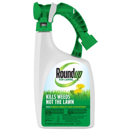 herbicide that kills clover not grass Roundup For Lawns Herbicide Hose End RTU