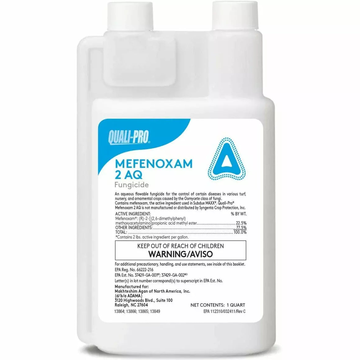 Mefenoxam 2 AQ Fungicide - 1 Quart - Seed World