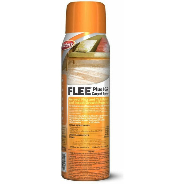 Flee Plus IGR Carpet Spray 16 Ounces Seed World