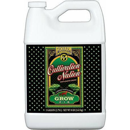 fox farm organic liquid fertilizer FoxFarm Cultivation Nation Grow 2-1-6 Liquid Fertilizer– Seed World