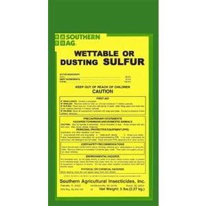 Wettable or Dusting Sulfur Fungicide - 5 Lbs. - Seed World