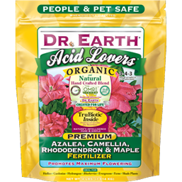 Dr Earth Acid Lovers Organic Premium Azalea, Camellia, Rhododendron & Maple Fertilizer - 4 lbs - Seed World