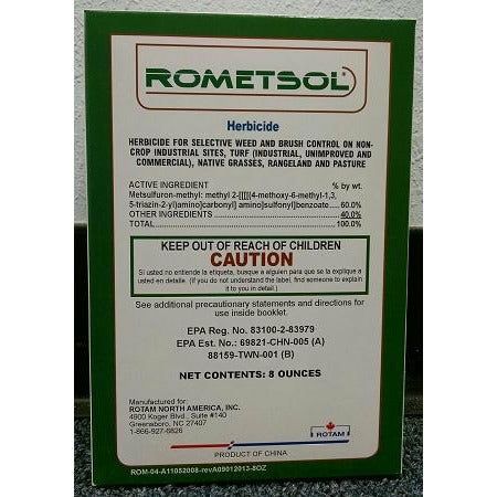 ROTAM Rometsol Herbicide 8oz- Metsulfuron Methyl MSM