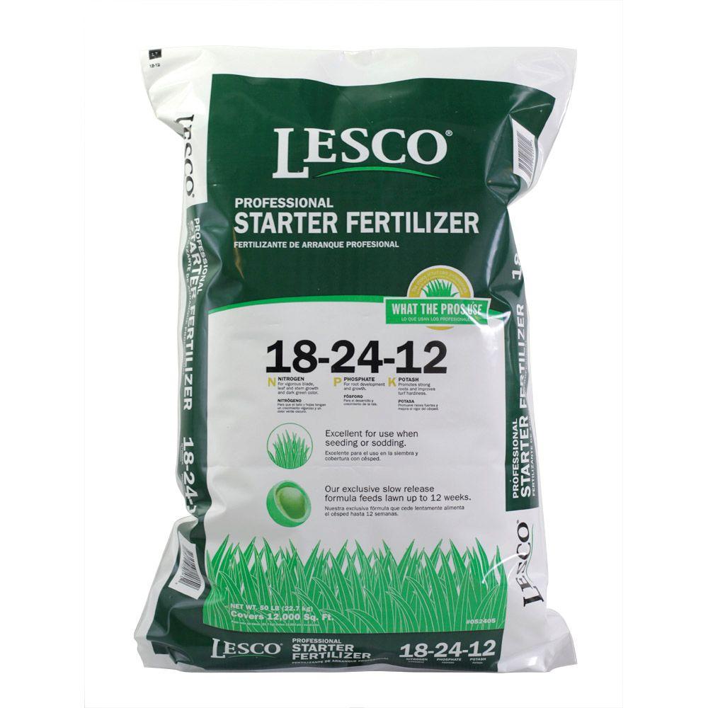 Lesco 18-24-12 Lawn Starter Fertilizer - 50 Lbs. - Seed World
