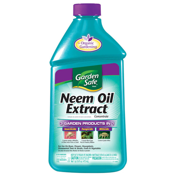 GardenSafe Neem Oil Extract Concentrate 1 Pint. Seed World