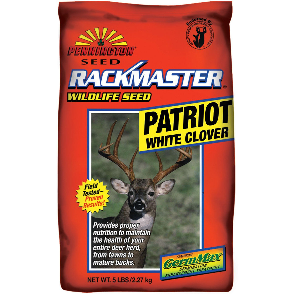 RackMaster Patriot White Clover Seed - 5 Lbs. - Seed World