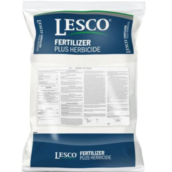 LESCO Atrazine 0.92% 20-0-20 25% PolyPlus OPTI45 6% Fe Post-Emergent  Herbicide Plus Fertilizer