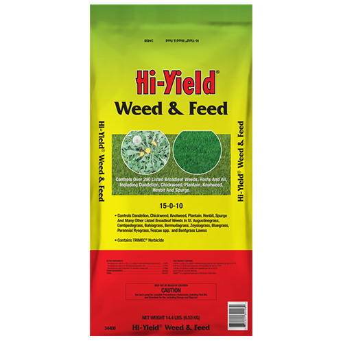 Hi-Yield Weed & Feed 15-0-10 Fertilizer - 14.4 lbs.