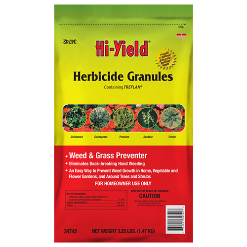 Hi-Yield Treflan Herbicide Granules, Lawn & Garden, Weed & Grass Preventer - Seed World