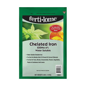 plant fertilizer with chelated iron Fertilome Chelated Iron Eddha 6% Water Soluble Fertilizer
