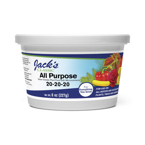 Jack's All Purpose Plant Food 20-20-20 Water Soluble - 8 Oz. - Seed World