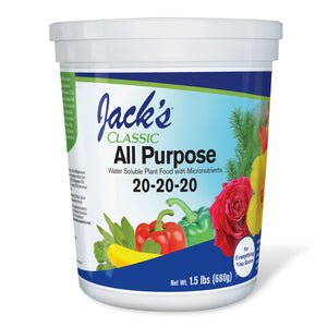 Jack's All Purpose Plant Food 20-20-20 Water Soluble - 1.5 Lbs. - Seed World
