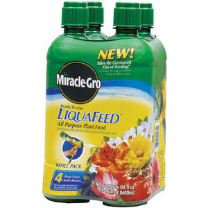 Miracle-Gro Liquafeed All Purpose Fertilizer Refill - 4 Pack - Seed World