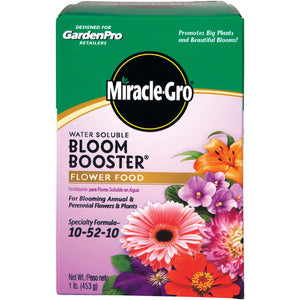 miracle grow flower seeds Miracle-Gro Water Soluble Bloom Booster Flower Food, 1-Lbs