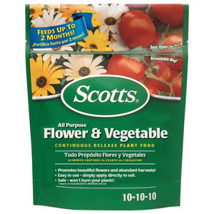 All Purpose Flower & Vegetable Continuous Release Plant Food Fertilizer - 3 Lbs. - Seed World