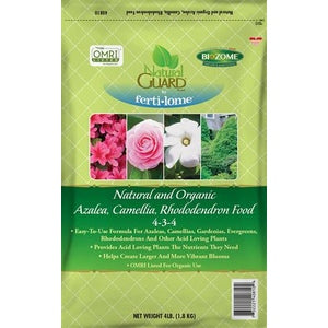 fertilizer for azalea plants Natural Guard Organic Azalea, Camellia, Rhododendron Food 4-3-4 Fertilizer