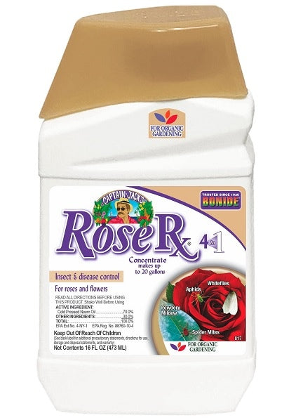 Captain Jack's Rose RX 4-in-1 Insecticide Concentrate - 16 oz