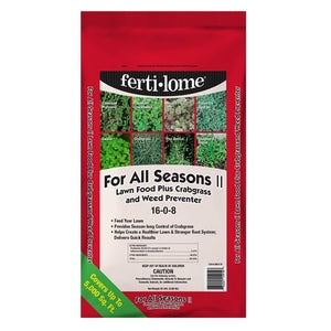 Fertilome For All Seasons II Lawn Food Plus Crabgrass and Weed Preventer 16-0-8 - 20 Lbs. - Seed World