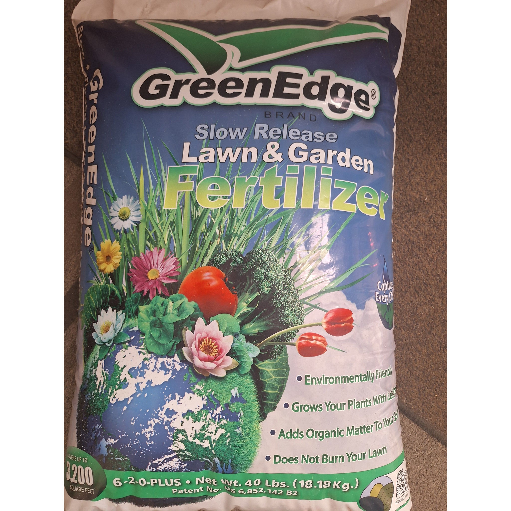 can slow release fertilizer burn plants GreenEdge 6-2-0 Slow Release Fertilizer with Organic Nitrogen