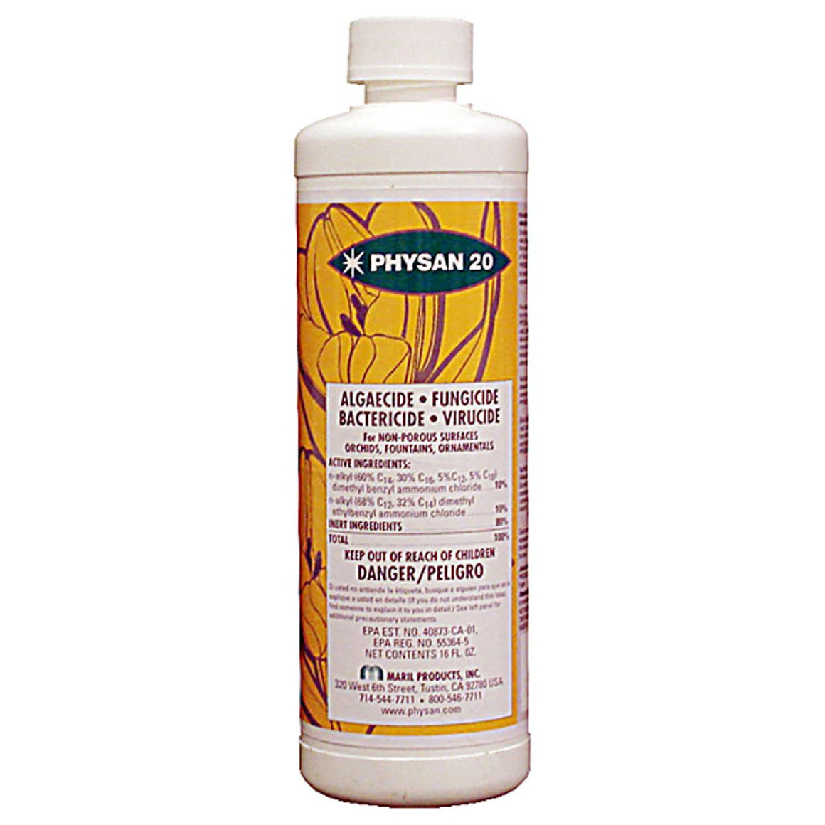 Physan 20 Orchid & Ornament Disinfectant Fungicide  - 1 Pint - Seed World