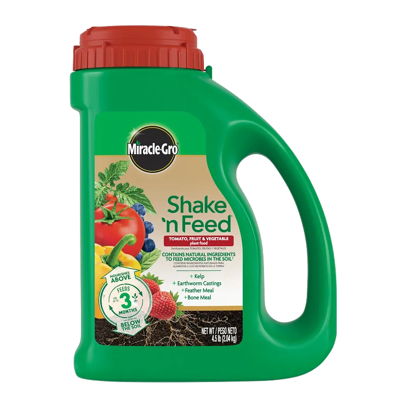 Miracle Gro 9-4-12 Tomato Fruits and Vegetables Fertilizer - 4.5 Lbs. - Seed World
