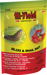 Hi-Yield Improved Slug & Snail Bait Insecticide - 2.5 lbs.