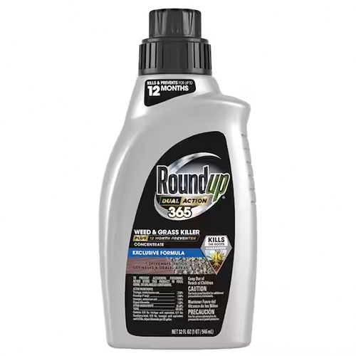 Roundup Dual Action 365 Weed and Grass Killer Plus 12 Month Preventer Concentrate - 32 oz. - Seed World