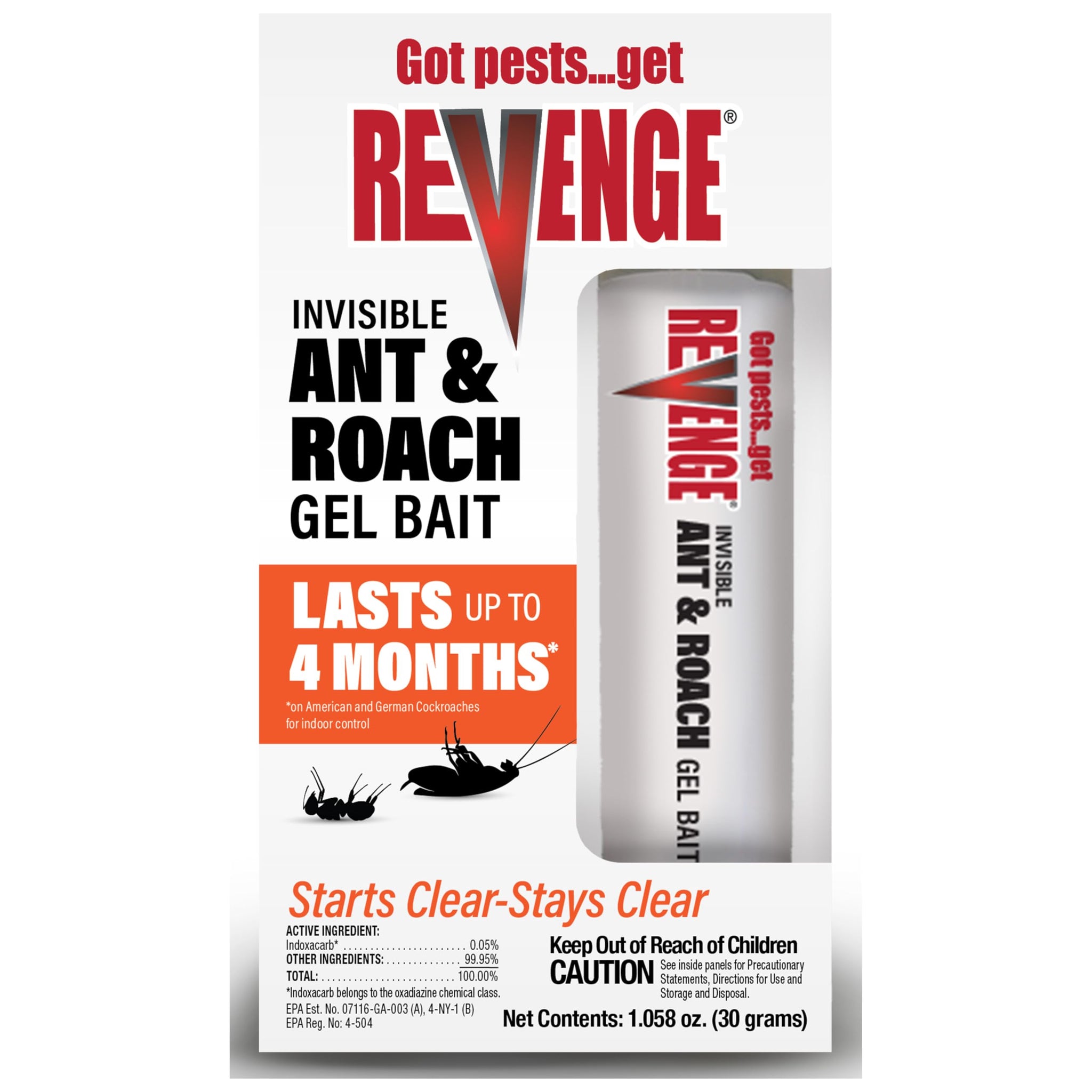 revenge herbicide Revenge Invisible Ant & Roach Gel Bait