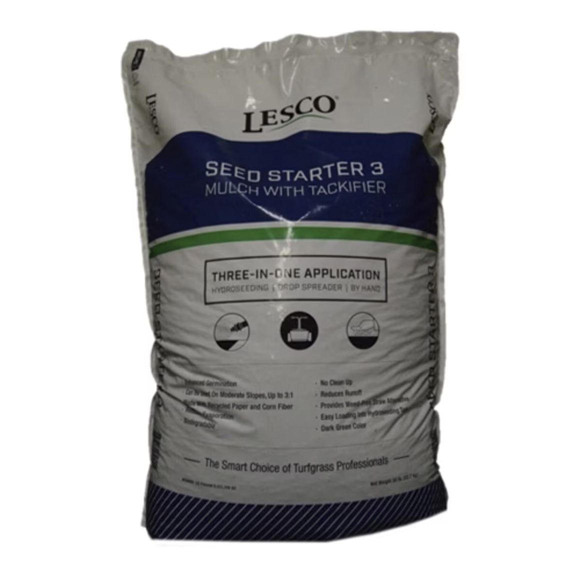 LESCO Seed Starter 3 Hydromulch Pellets with Tack 50 lb. Bag - Seed World