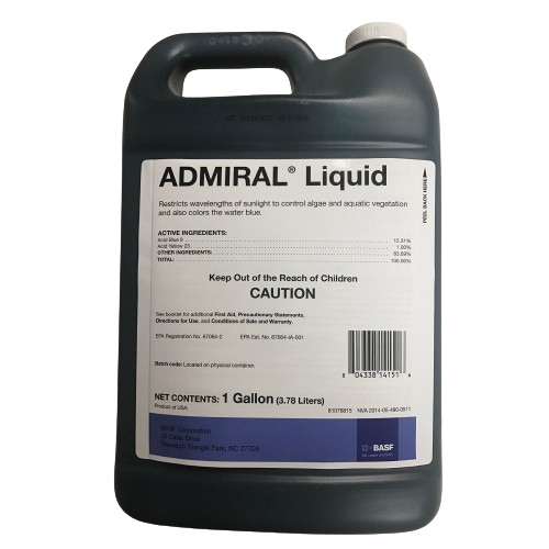 Admiral Lake & Pond Colorant, Aquatic and Algicide - 1 Gallon - Seed World
