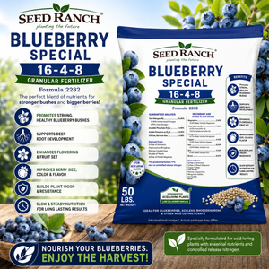 blueberry plant fertilizer Blueberry Special 16-4-8 Granular Fertilizer