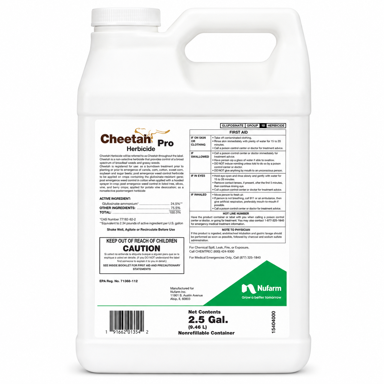 Cheetah Pro Herbicide Non-Selective Post-Emergence Weed Control