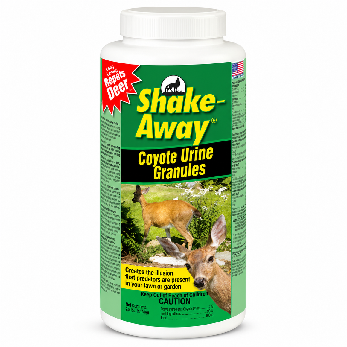 Shake-Away Coyote Urine Granules Animal Repellent - 28.5 Oz. - Seed World
