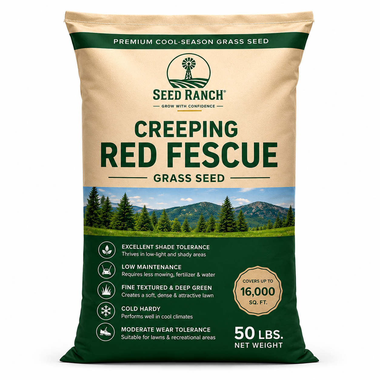 grass seed for low light areas Creeping Red Fescue Grass Seed