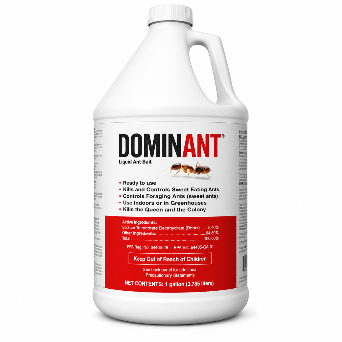 DominAnt Liquid Ant Bait - 1 Gallon