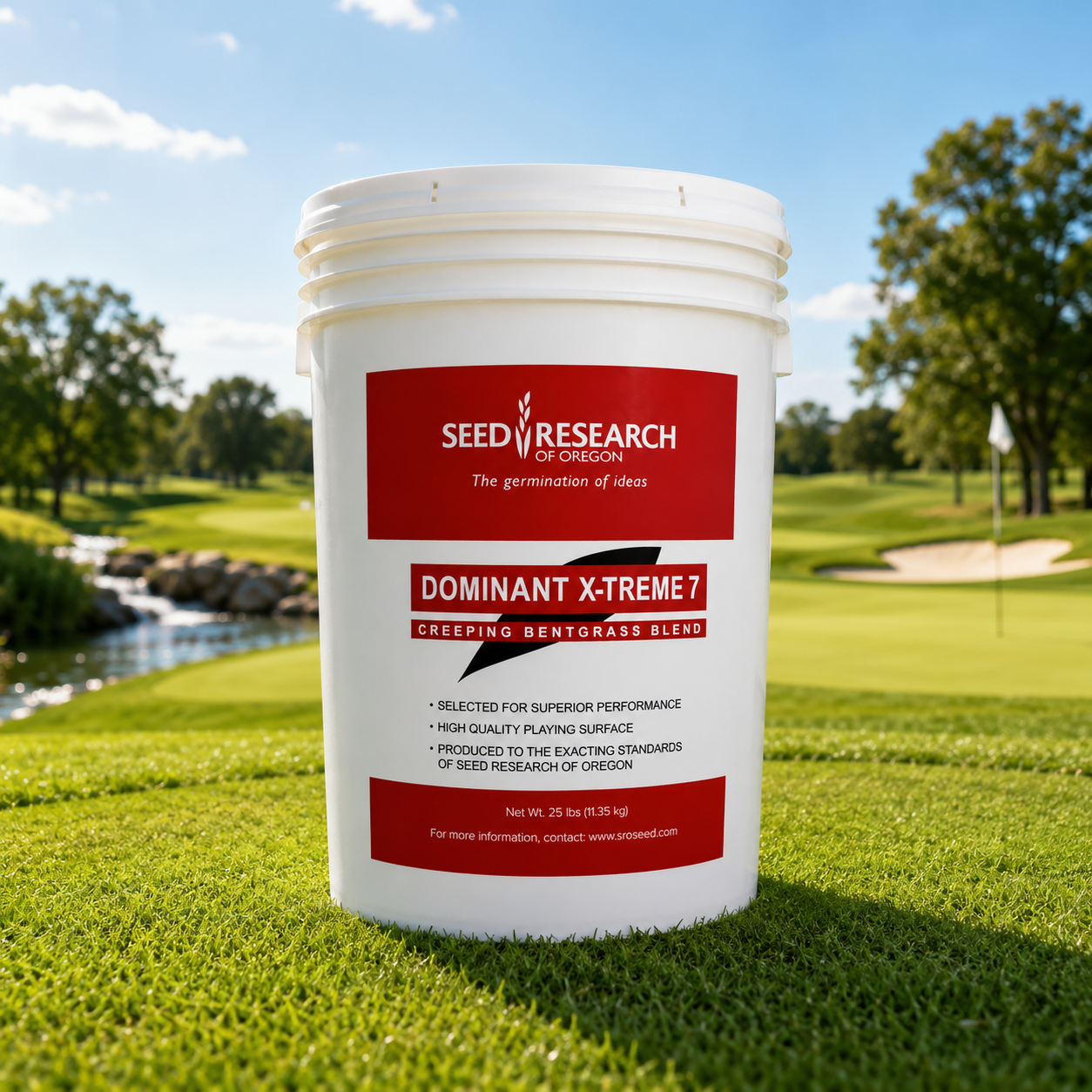 Dominant X-Treme 7 Creeping Bentgrass Seed (Certified)