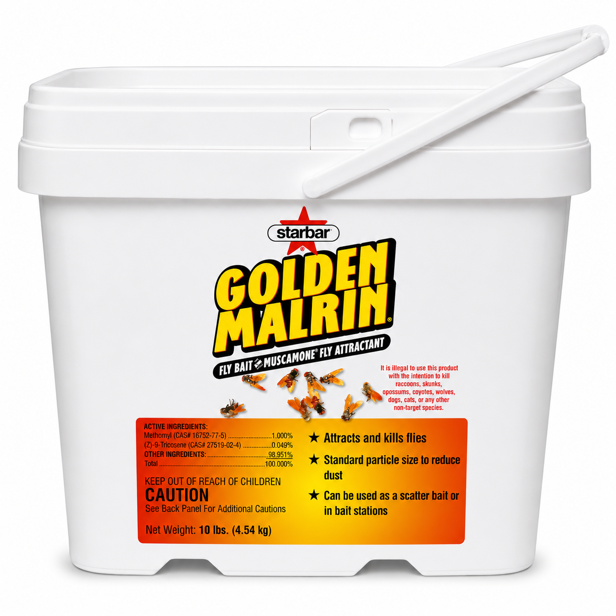 Golden Malrin Muscamone Fly Bait - 10 Lbs. | Applicator's License Required