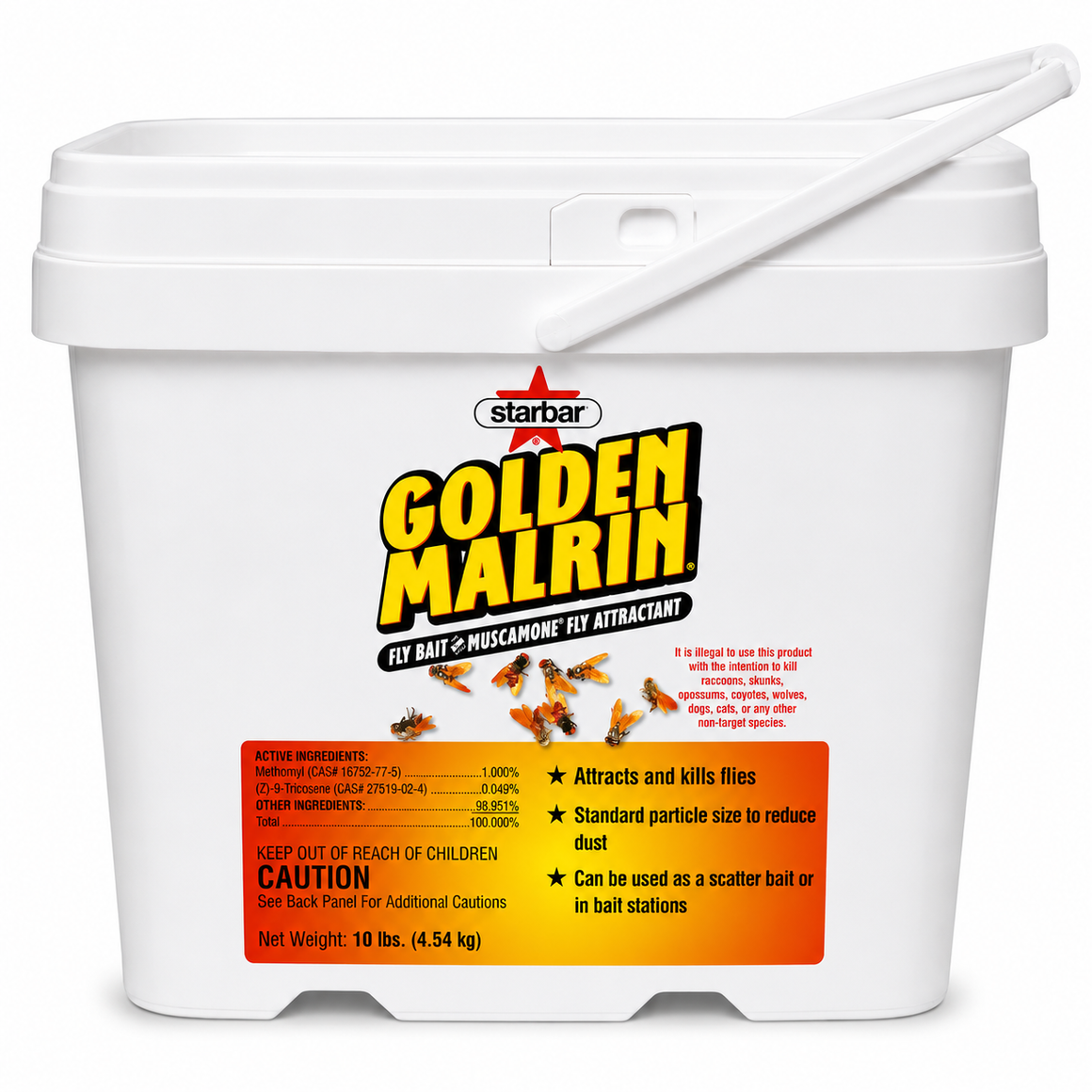 Golden Malrin Muscamone Fly Bait - 10 Lbs. | Applicator's License Required