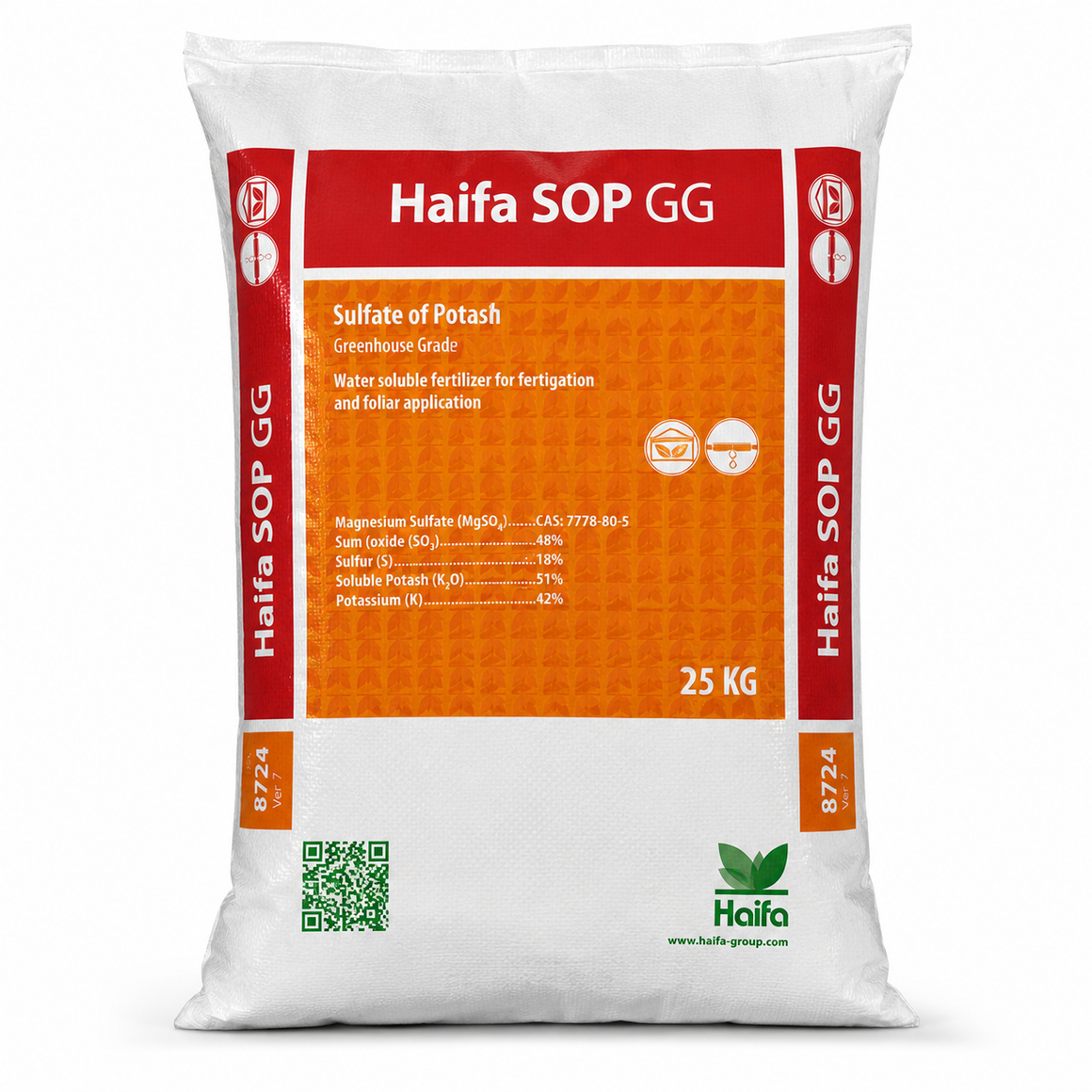 Haifa Sulfate of Potash 0-0-51 Water Soluble Fertilizer - 55 Lbs.