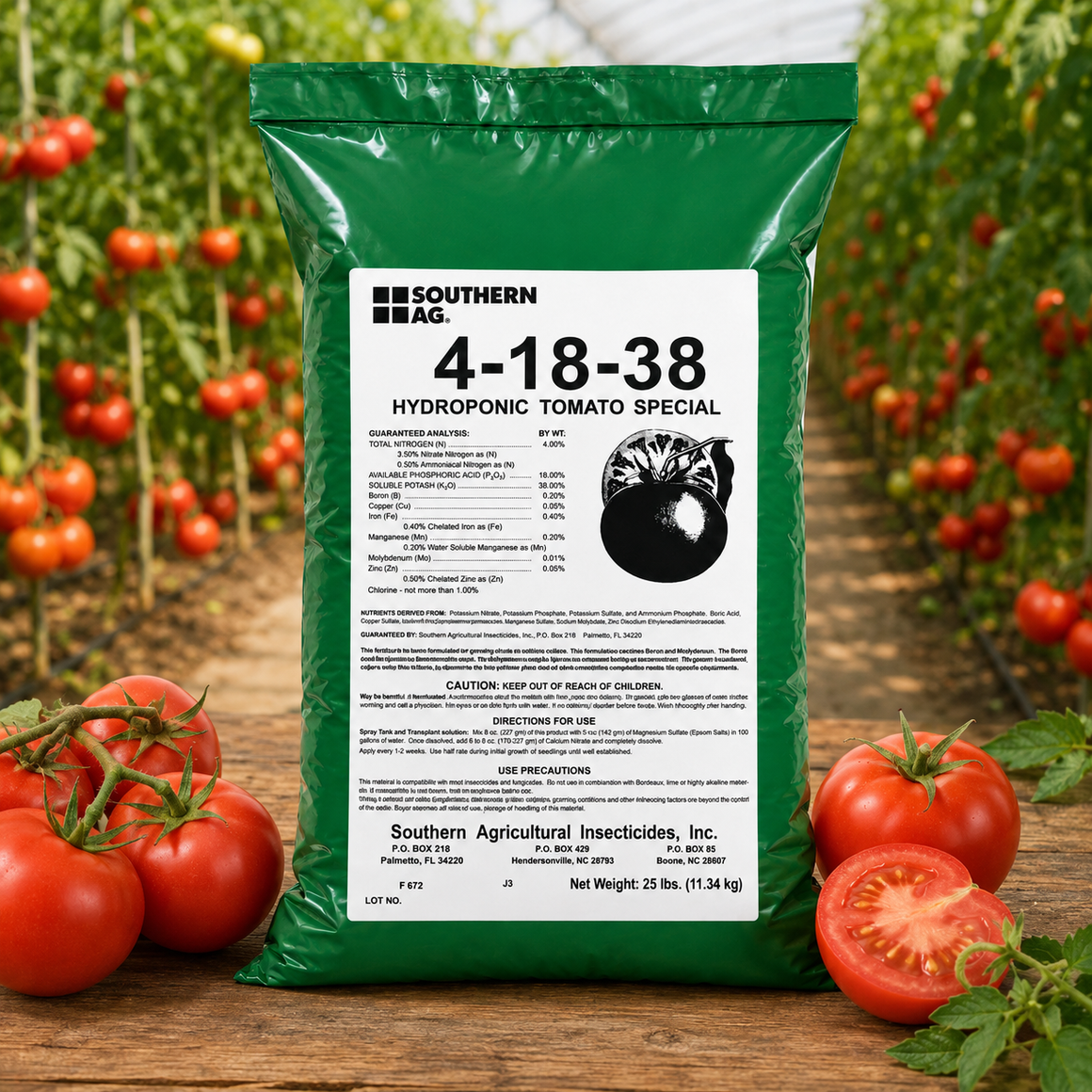 Southern Ag 4-18-38 Hydroponic Fertilizer - 25 Lbs.