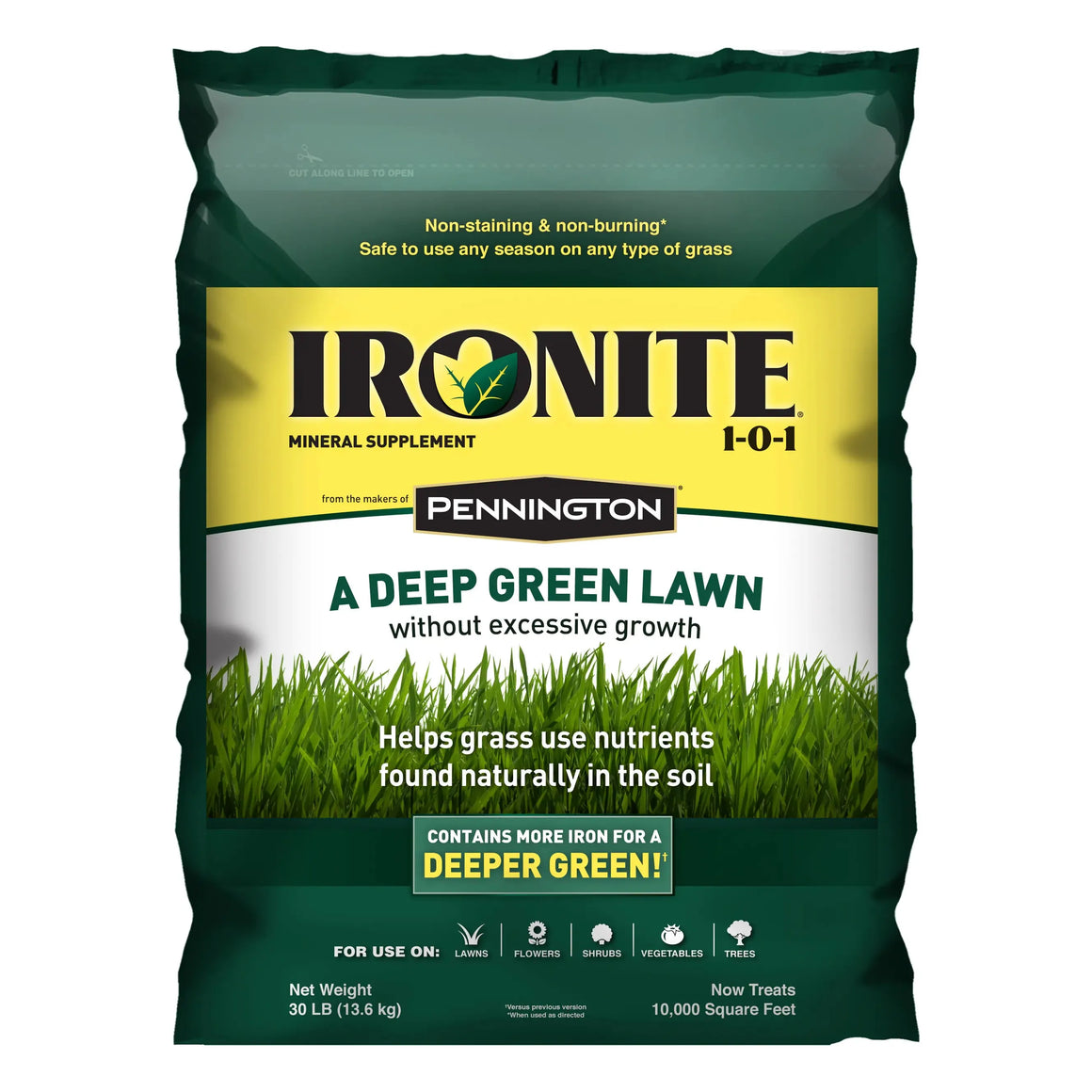 Ironite 1-0-0 Iron Lawn Mineral Fertilizer - 30 Lbs.