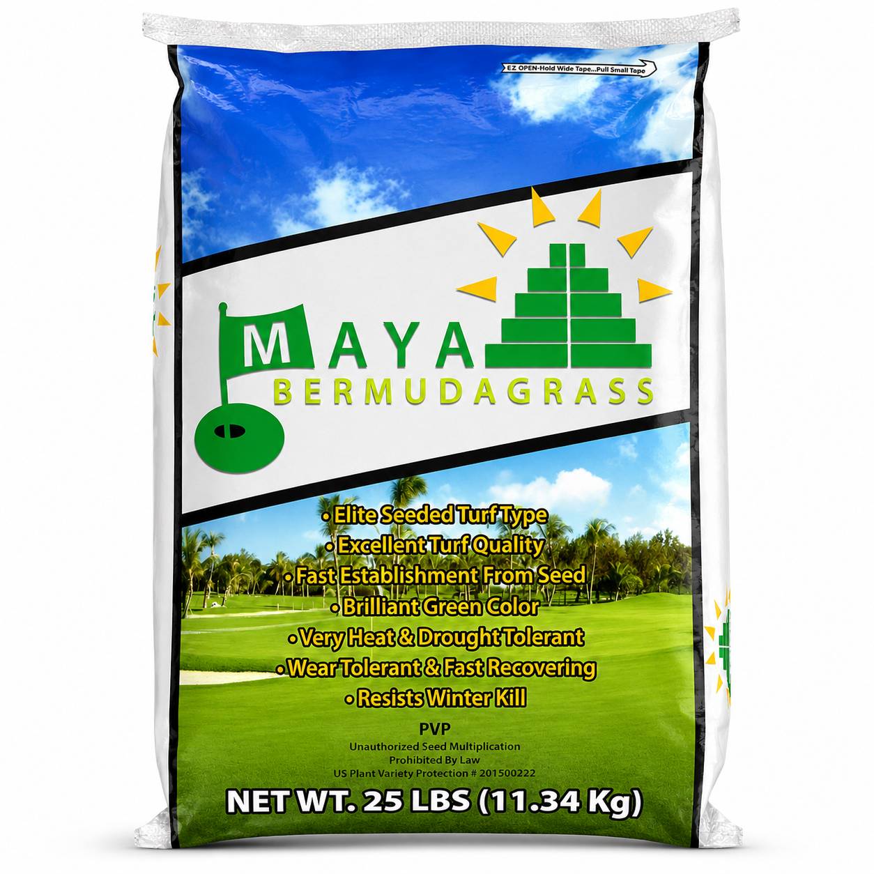 blackjack bermuda grass seed lowe's Maya Bermuda Grass Seed (Hulled & Coated)