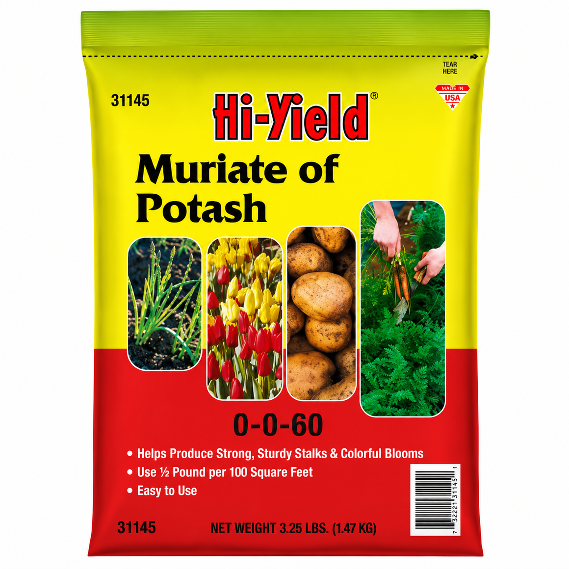 Muriate of Potash 0-0-60 Soluble Fertilizer - 3.25  Lbs.