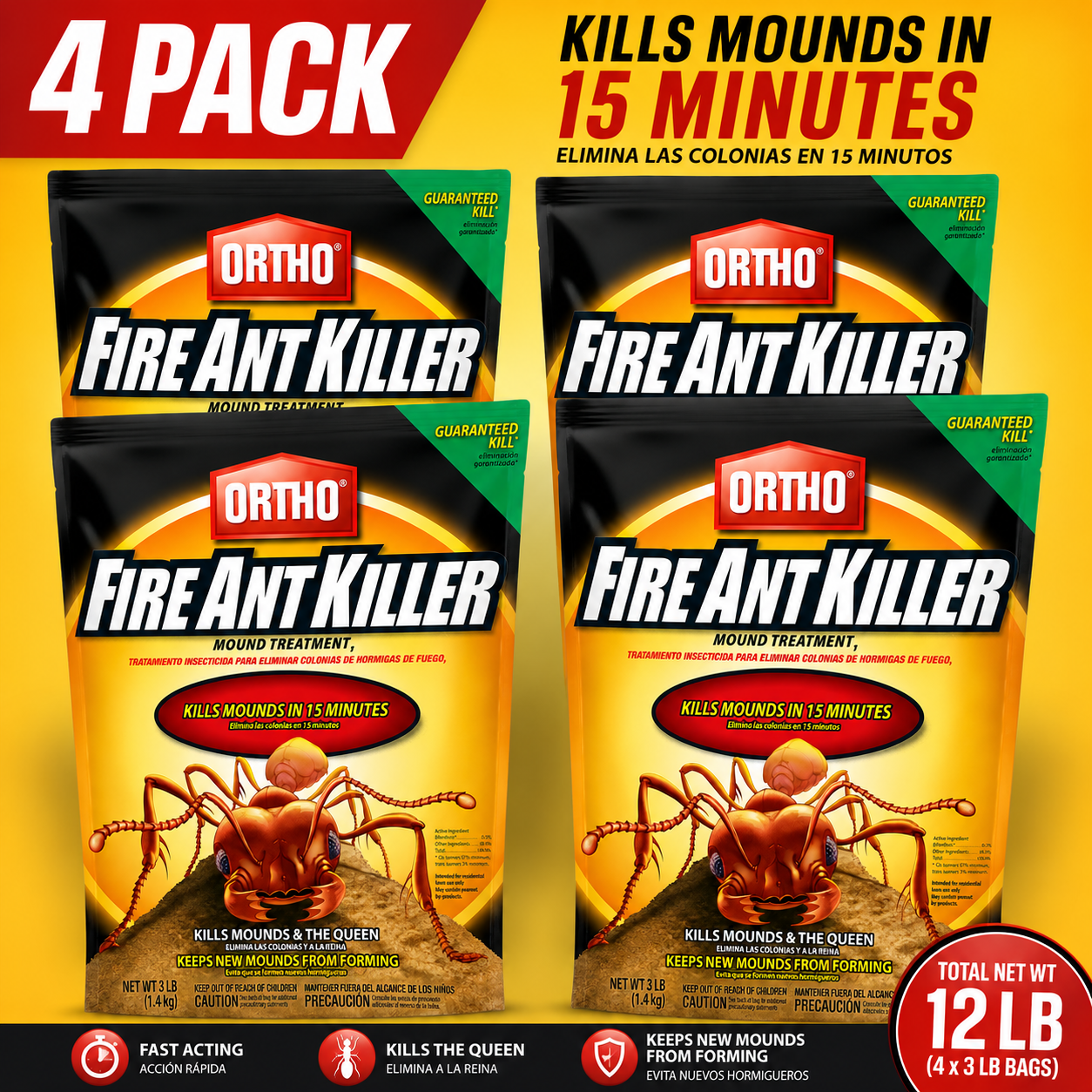 Fire Ant Killer Mound Treatment Granular Fire Ant Killer 3 Lbs. | Lawn & Flower Garden