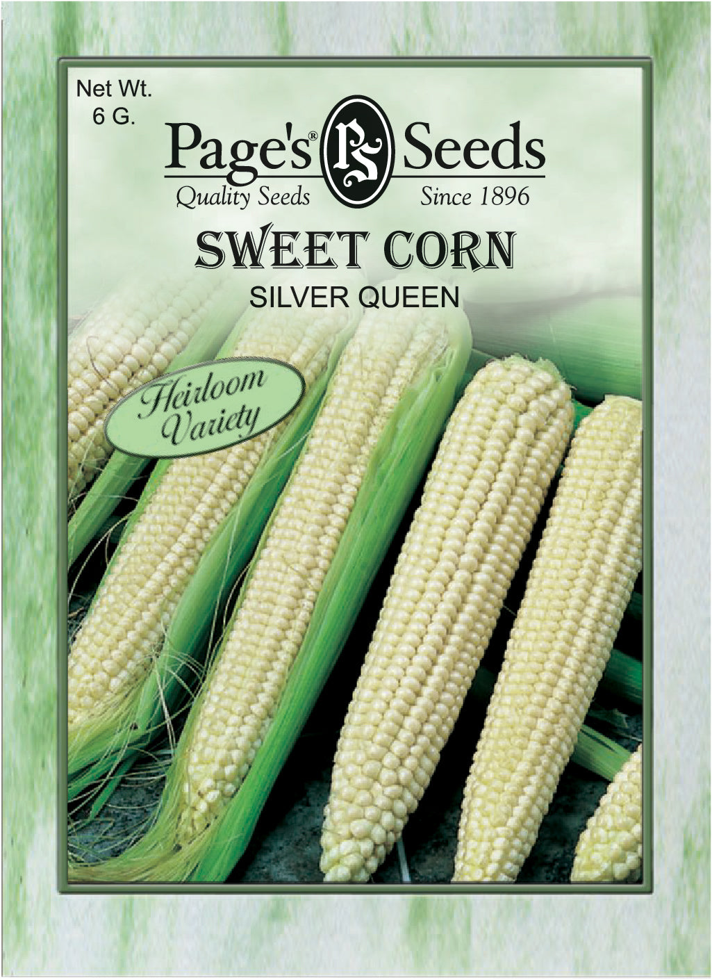 Sweet Corn Silver Queen Seeds - 1 Packet