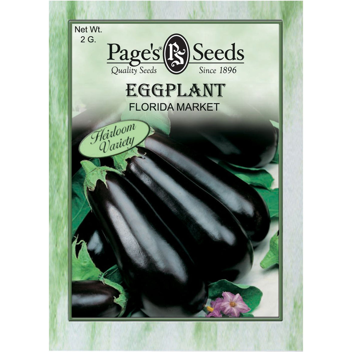 Eggplant Florida Market Seed Heirloom - 1 Packet - Seed World